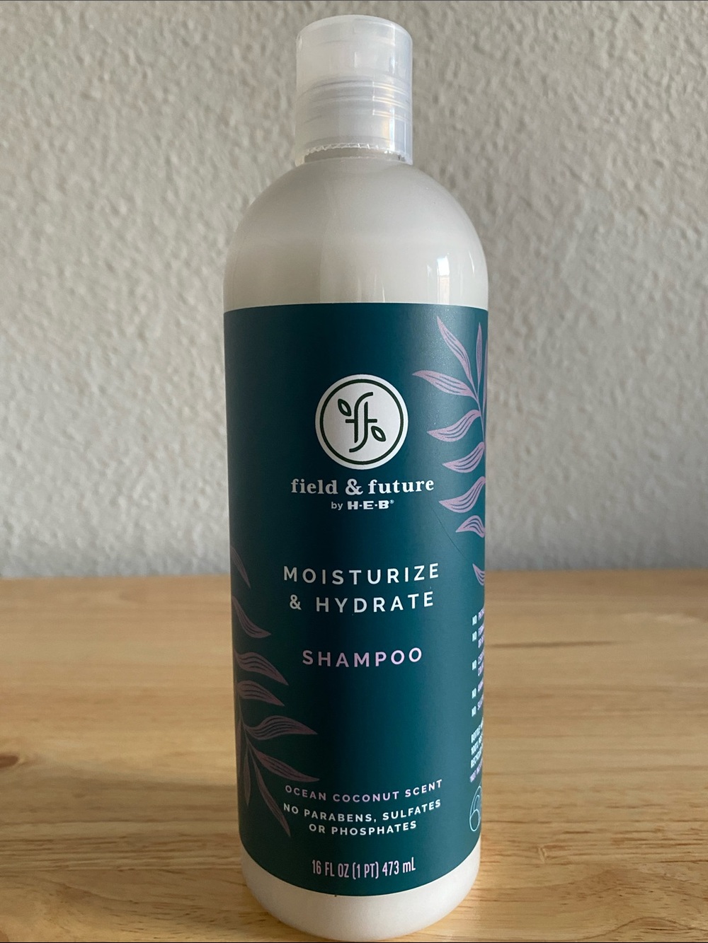 HEB Field and Future Moisturize & Hydrate Shampoo (ocean coconut scent)